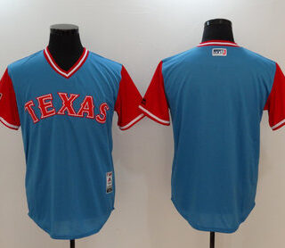 Rangers Light Blue 2018 Players' Weekend Authentic Team Jersey