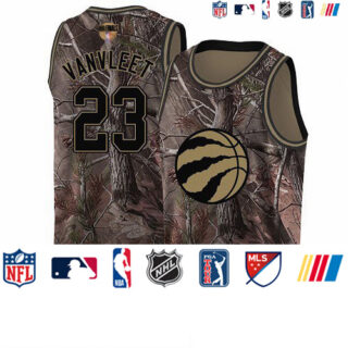 Raptors #23 Fred VanVleet Camo 2019 Finals Bound Basketball Swingman Realtree Collection Jersey