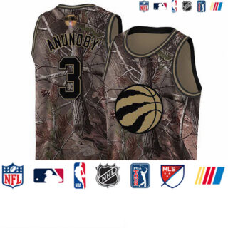 Raptors #3 OG Anunoby Camo 2019 Finals Bound Basketball Swingman Realtree Collection Jersey