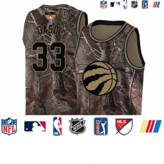 Raptors #33 Marc Gasol Camo 2019 Finals Bound Basketball Swingman Realtree Collection Jersey