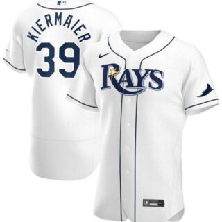 Rays 39 Kevin Kiermaier White 2020 Nike Flexbase Jersey