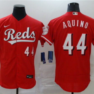 Reds 44 Aristides Aquino Red 2020 Nike Flexbase Jersey