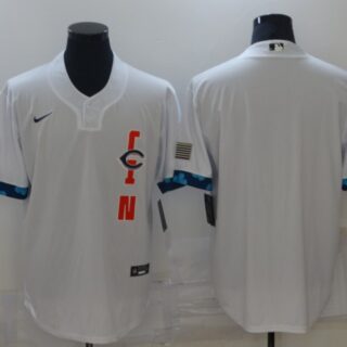 Reds Blank White Nike 2021 MLB All-Star Cool Base Jersey