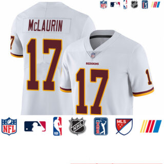 Redskins #17 Terry McLaurin White Men's Stitched Football Vapor Untouchable Limited Jersey