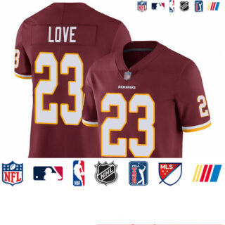 Redskins #23 Bryce Love Burgundy Red Team Color Men's Stitched Football Vapor Untouchable Limited Jersey