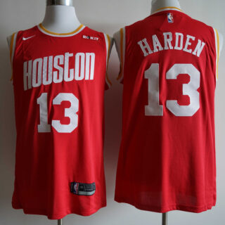 Rockets 13 James Harden Red Nike Retro Swingman Jersey