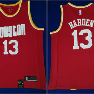 Rockets 13 James Harden Red Nike Swingman Jersey