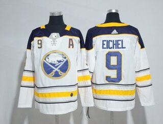 Sabres 9 Jack Eichel White Adidas Jersey