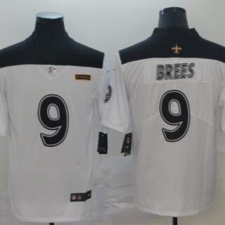 Saints 9 Drew Brees White City Edition Vapor Untouchable Limited Jersey