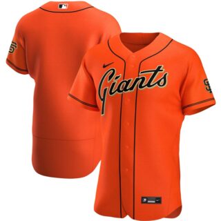San Francisco Giants Men's Nike Orange Alternate 2020 Authentic Official Team MLB Jersey