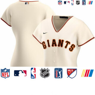 San Francisco Giants Nike Women's Home 2020 MLB Team Jersey Cream