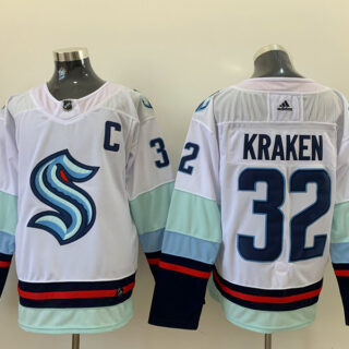 Seattle Kraken 32 Kraken White Adidas Jersey