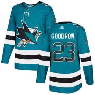 Sharks 23 Barclay Goodrow Teal Drift Fashion Adidas Jersey