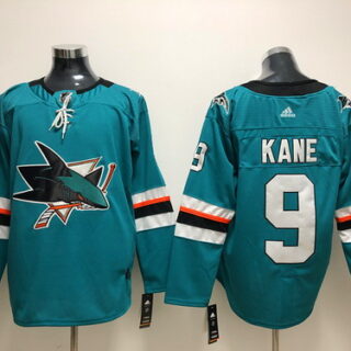 Sharks 9 Evander Kane Teal Adidas Jersey