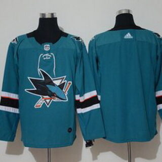 Sharks Blank Teal Adidas Jersey