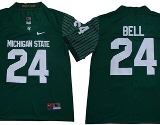 Spartans #24 Le'Veon Bell Green Limited Stitched NCAA Jersey