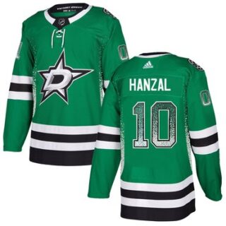 Stars 10 Martin Hanzal Green Drift Fashion Adidas Jersey