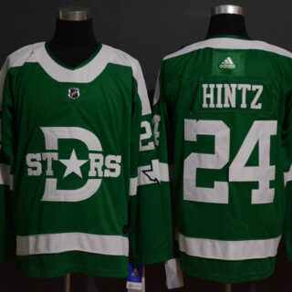 Stars 24 Roope Hintz Green 2020 Winter Classic Adidas Jersey