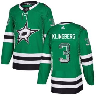 Stars 3 John Klingberg Green Drift Fashion Adidas Jersey