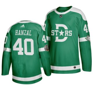 Stars 40 Martin Hanzal Green 2020 Winter Classic Adidas Jersey
