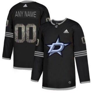 Stars Black Shadow Logo Print Men's Customized Adidas Jersey