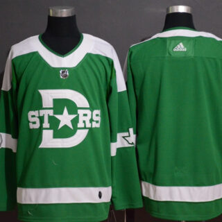 Stars Blank Green 2020 Winter Classic Adidas Jersey