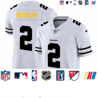 Steelers 2 Mason Rudolph White 2019 New Vapor Untouchable Limited Jersey