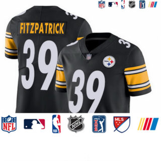 Steelers 39 Minkah Fitzpatrick Black Vapor Untouchable Limited Jersey