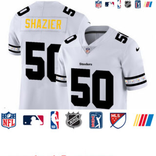 Steelers 50 Ryan Shazier White 2019 New Vapor Untouchable Limited Jersey