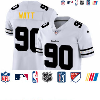 Steelers 90 T.J. Watt White 2019 New Vapor Untouchable Limited Jersey