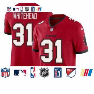 Tampa Bay Buccaneers #31 Jordan Whitehead Men's Nike Red Vapor Limited Jersey
