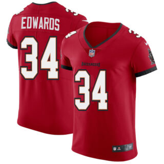 Tampa Bay Buccaneers #34 Mike Edwards Men's Nike Red Vapor Elite Jersey