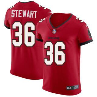 Tampa Bay Buccaneers #36 M.J. Stewart Men's Nike Red Vapor Elite Jersey