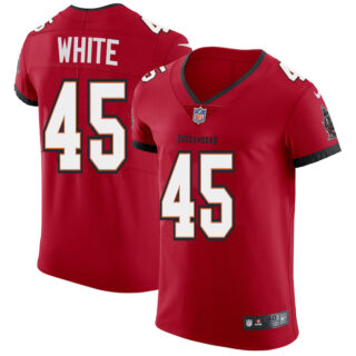 Tampa Bay Buccaneers #45 Devin White Men's Nike Red Vapor Elite Jersey