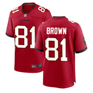 Tampa Bay Buccs #81 Antonio Brown Red Vapor Limited Jersey