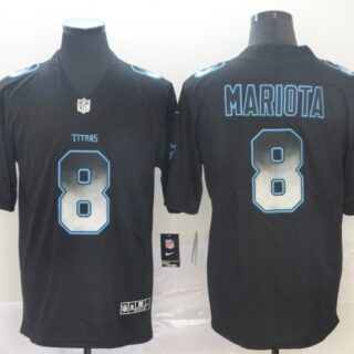 Titans 8 Marcus Mariota Black Arch Smoke Vapor Untouchable Limited Jersey