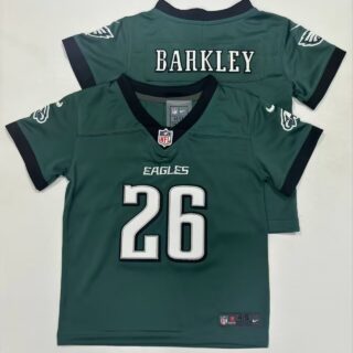 Toddlers Philadelphia Eagles #26 Saquon Barkley Green Vapor Untouchable Limited Football Stitched Jersey