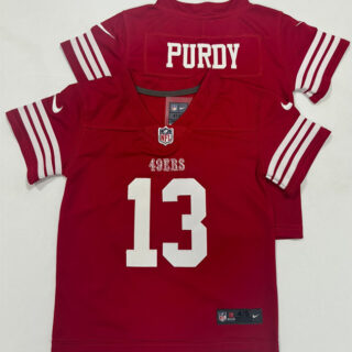 Toddlers San Francisco 49ers #13 Brock Purdy Red Vapor Untouchable Stitched Football Jersey