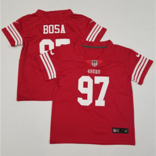 Toddlers San Francisco 49ers #97 Nick Bosa Red Vapor Untouchable Stitched Football Jersey