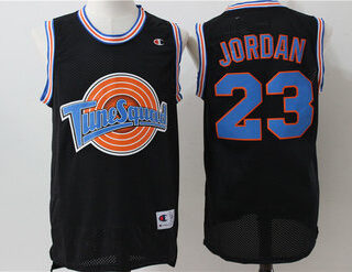 Tune Squad 23 Michael Jordan Black Stitched Movie Jersey