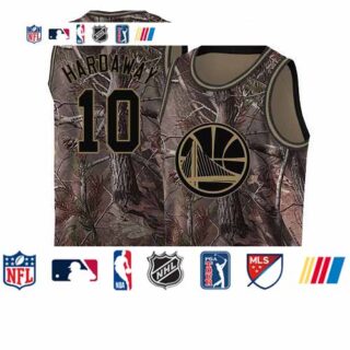 Warriors #10 Tim Hardaway Camo 2019 Finals Bound Basketball Swingman Realtree Collection Jersey