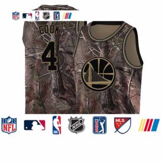 Warriors #4 Quinn Cook Camo 2019 Finals Bound Basketball Swingman Realtree Collection Jersey