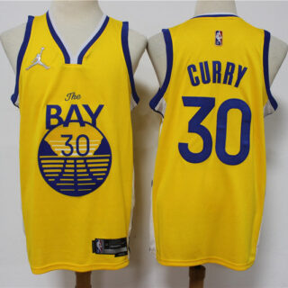 Warriors 30 Stephen Curry White Jordan Brand Diamond 75th Anniversary City Edition Swingman Jersey