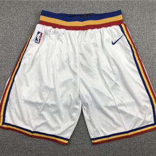 Warriors White Nike Shorts