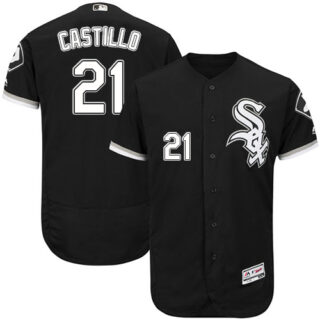 White Sox #21 Welington Castillo Black Flexbase Authentic Collection Stitched Baseball Jersey