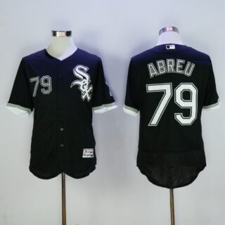 White Sox 79 Jose Abreu Black Flexbase Jersey