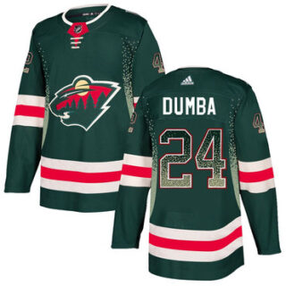Wild 24 Matt Dumba Green Drift Fashion Adidas Jersey