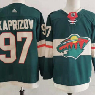Wild 97 Kirill Kaprizov Green Adidas Jersey