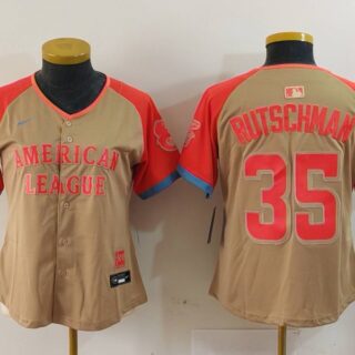 Women's American League #35 Adley Rutschman Cream 2024 All-Star Limited Stitched Jerseys