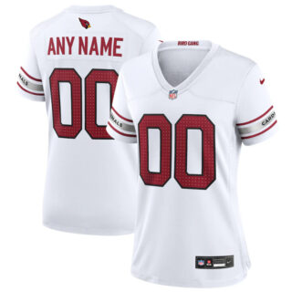 Women's Arizona Cardinals Active Player Custom New White Stitched Game Jersey(Run Small)